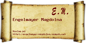 Engelmayer Magdolna névjegykártya