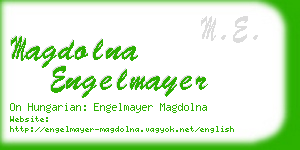 magdolna engelmayer business card